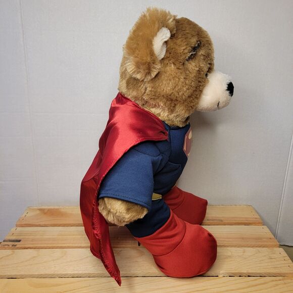 BAB Build-A-Bear Superman Man Of Steel Bear w/ Clothes NWT - Picture 2 of 5